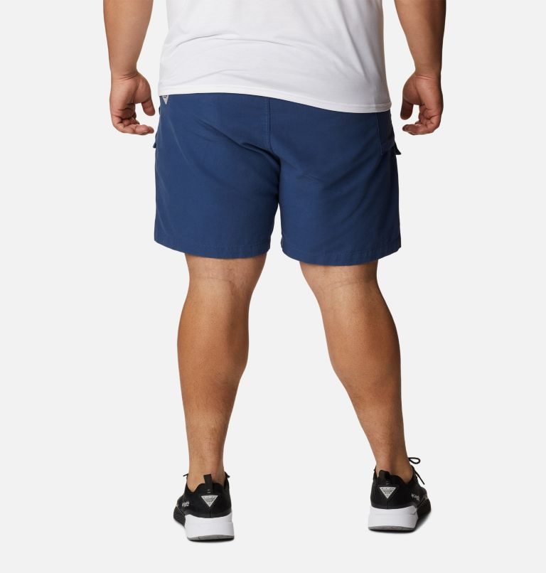 Men's Columbia PFG Brewha II Shorts Navy | Plus Size CA-V083L